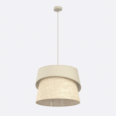 Lampa Canva 1 Mokka Rattan Emibig