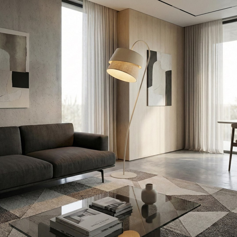 Lampa Canva Lp1 Mokka Rattan Emibig