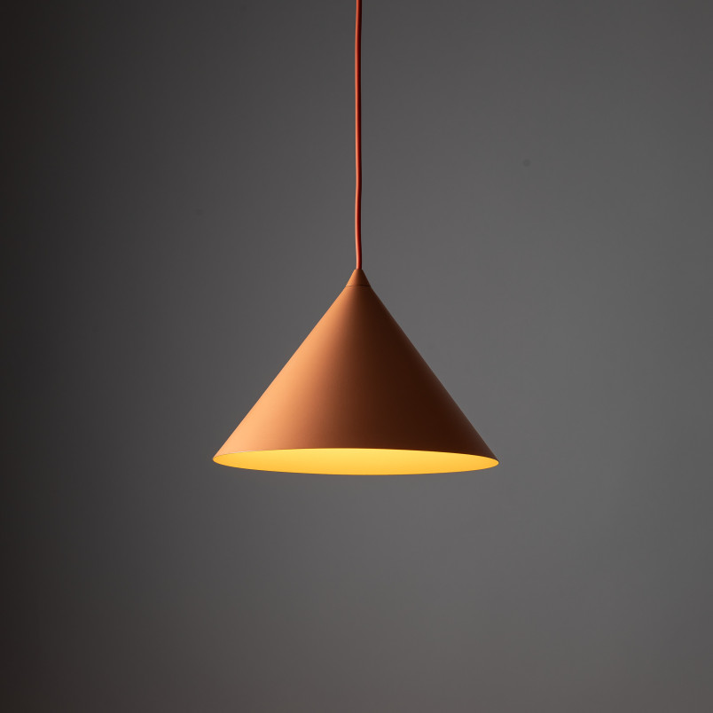 Cono M Salmon Lampa Wisząca 1Xe27 Tk Lighting