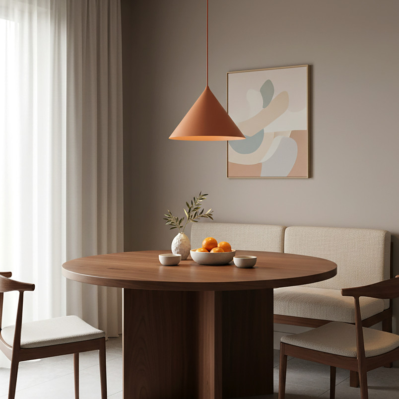 Cono L Salmon Lampa Wisząca 1Xe27 Tk Lighting