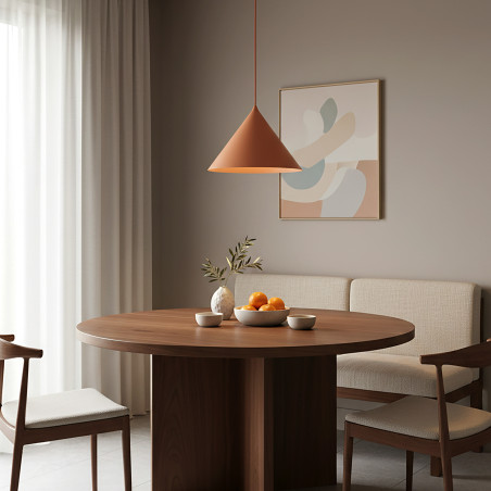 Cono L Salmon Lampa Wisząca 1Xe27 Tk Lighting
