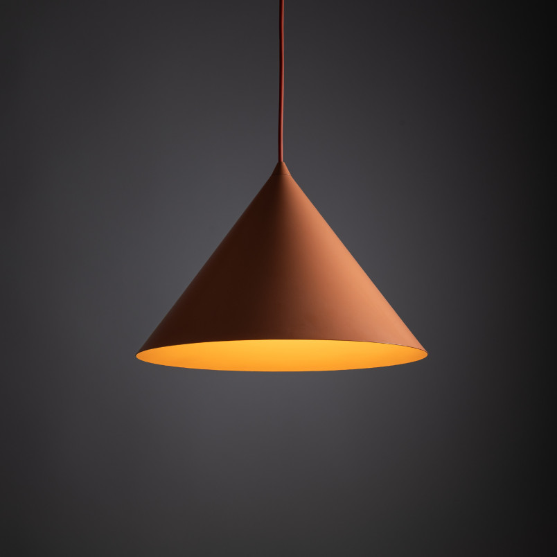 Cono L Salmon Lampa Wisząca 1Xe27 Tk Lighting