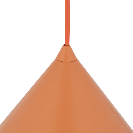 Cono L Salmon Lampa Wisząca 1Xe27 Tk Lighting