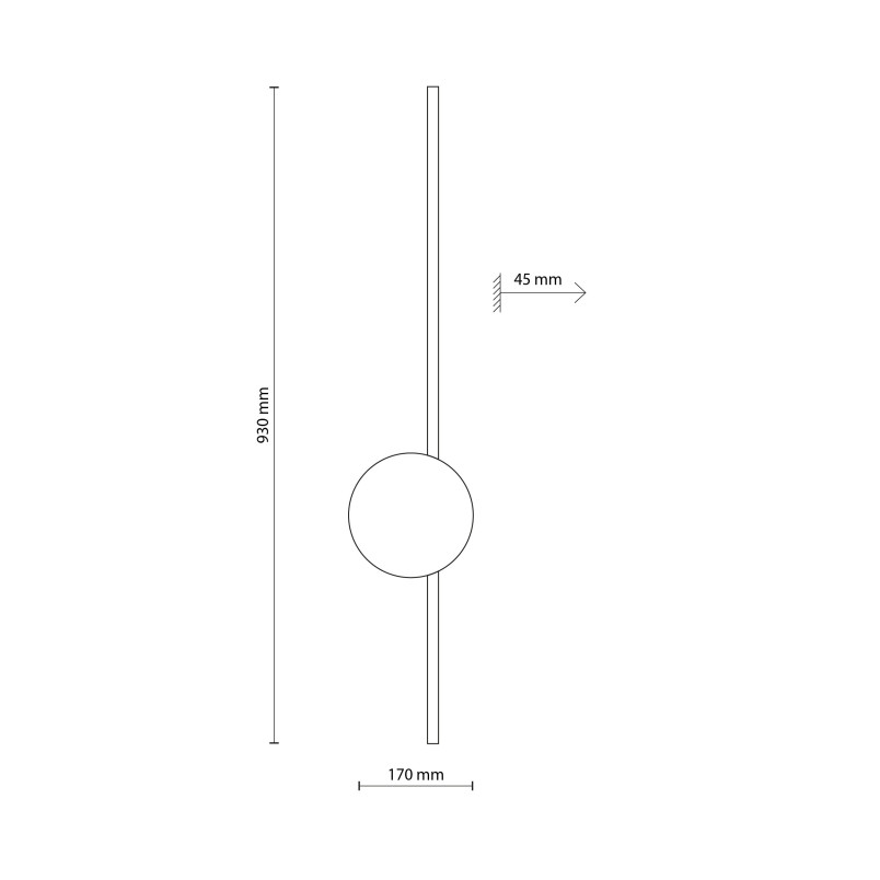 Java Ii New Brown Kinkiet 1 Led Tk Lighting