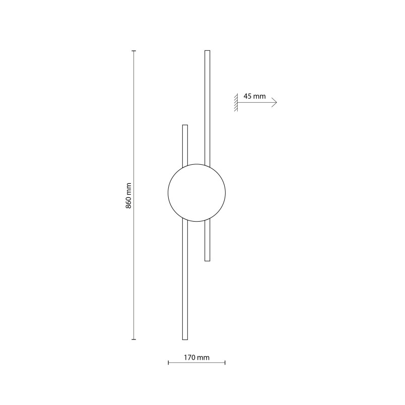 Java New Brown Kinkiet 2 Led Tk Lighting