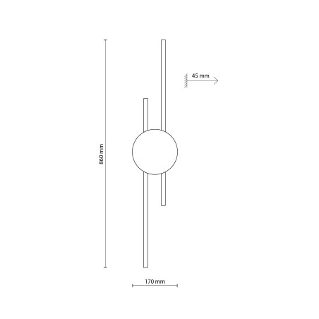 Java New Brown Kinkiet 2 Led Tk Lighting