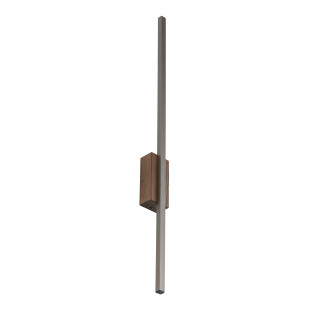 Flash New Brown Wood Kinkiet M 1 Led Tk Lighting