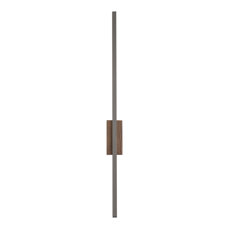 Flash New Brown Wood Kinkiet M 1 Led Tk Lighting