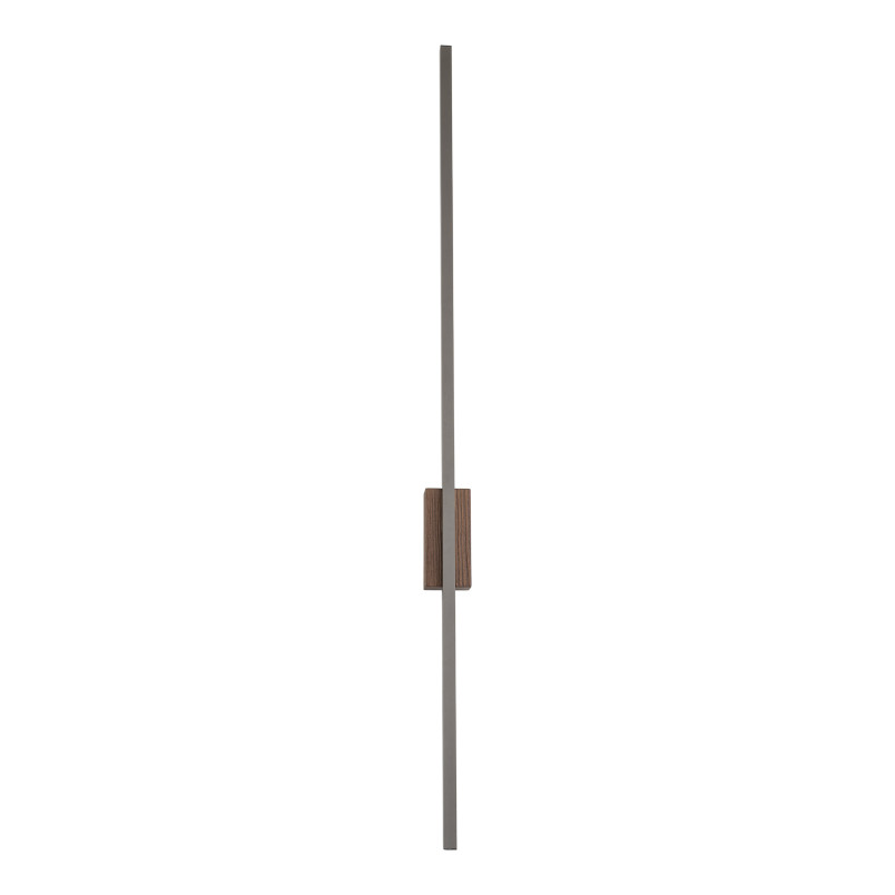 Flash New Brown Wood Kinkiet L 1 Led Tk Lighting