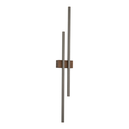 Flash New Brown Wood Kinkiet 2 Led Tk Lighting