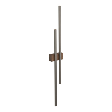 Flash New Brown Wood Kinkiet 2 Led Tk Lighting