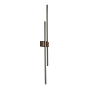 Flash New Brown Wood Kinkiet 2 Led Tk Lighting