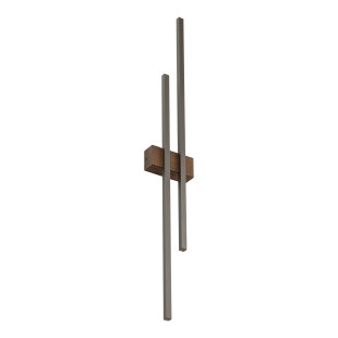 Flash New Brown Wood Kinkiet 2 Led Tk Lighting