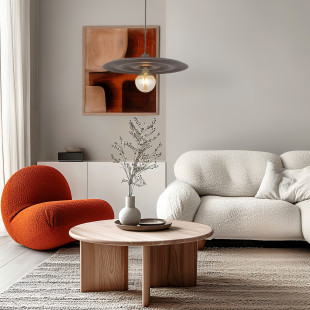 Onda New Brown Lampa Wisząca 1Xe27 Tk Lighting