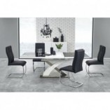 Stół rozkładany szklany Sandor 160x90cm | Halmar - Elegancki design
