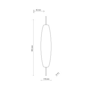 Mareva L Orzech Led Kinkiet Tk Lighting