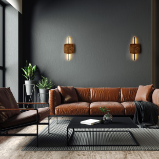 Selva M Orzech Led Kinkiet Tk Lighting