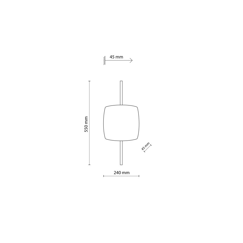 Selva M Orzech Led Kinkiet Tk Lighting