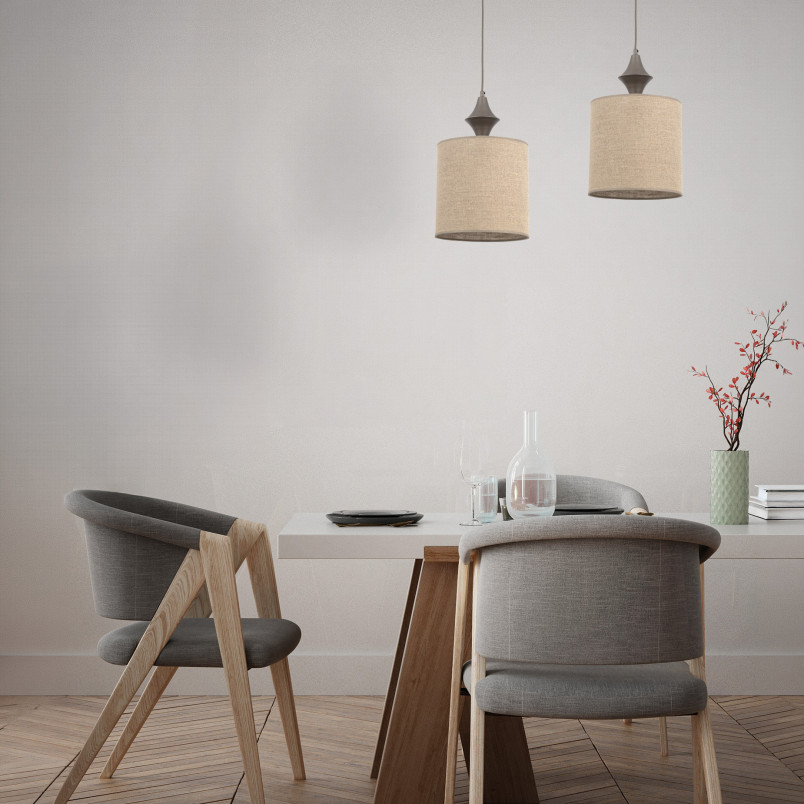 Amura New Brown Lampa Wisząca 1Xe27 Tk Lighting