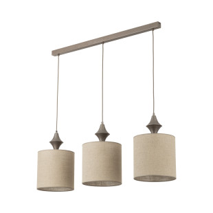 Amura New Brown Lampa Wisząca 3Xe27 Tk Lighting