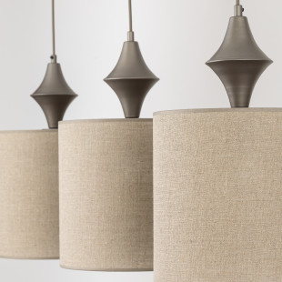 Amura New Brown Lampa Wisząca 3Xe27 Tk Lighting