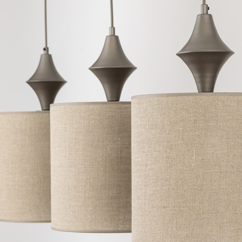 Amura New Brown Lampa Wisząca 3Xe27 Tk Lighting