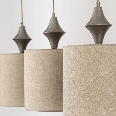Amura New Brown Lampa Wisząca 3Xe27 Tk Lighting