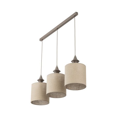 Amura New Brown Lampa Wisząca 3Xe27 Tk Lighting