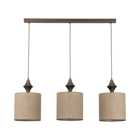 Amura New Brown Lampa Wisząca 3Xe27 Tk Lighting