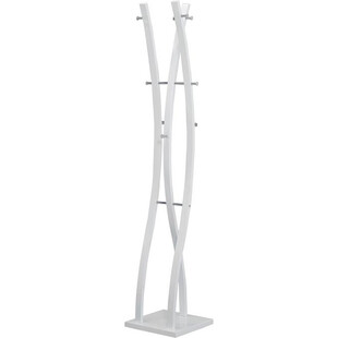 Wieszak stojący Halmar W50 biały - Nowoczesny design