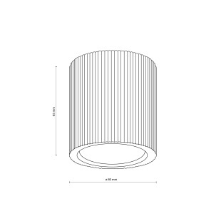 Eve Corte Wood Lampa Sufitowa 1Xgu10 Tk Lighting
