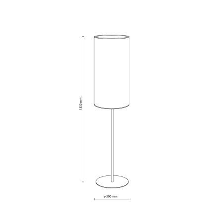 Fieno Sabia Lampa Podłogowa 1Xe27 Tk Lighting