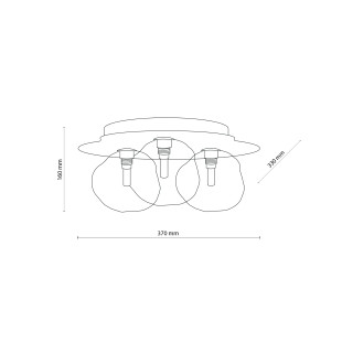 Lava New Brown Lampa Sufitowa 3Xg9 Tk Lighting