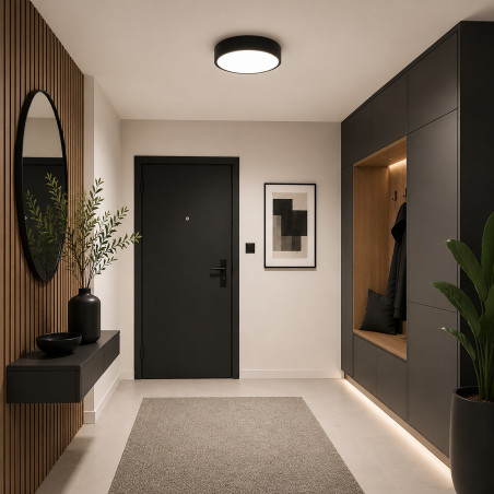 Velis Black Plafon Led 24W Ip54 Tk Lighting