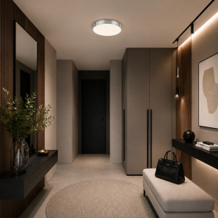 Velis Chrome Plafon Led 24W Ip54 Tk Lighting