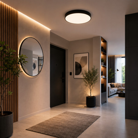 Velis Black Plafon Led 30W Ip54 Tk Lighting