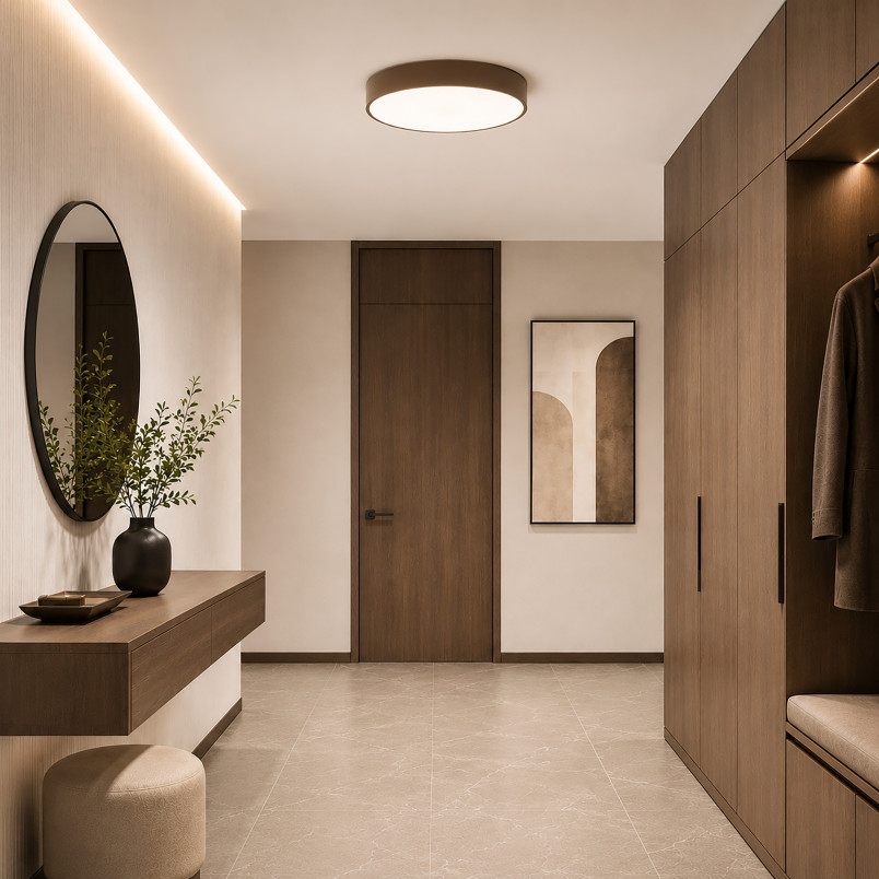 Velis Brown Plafon Led 30W Ip54 Tk Lighting