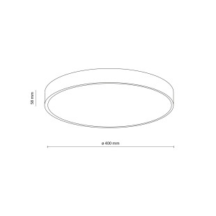 Velis Black Plafon Led 30W Ip54 Tk Lighting