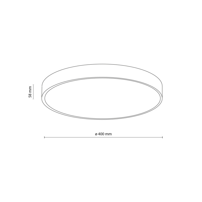 Velis Brown Plafon Led 30W Ip54 Tk Lighting