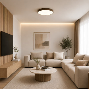 Velis Brown Plafon Led 40W Ip54 Tk Lighting
