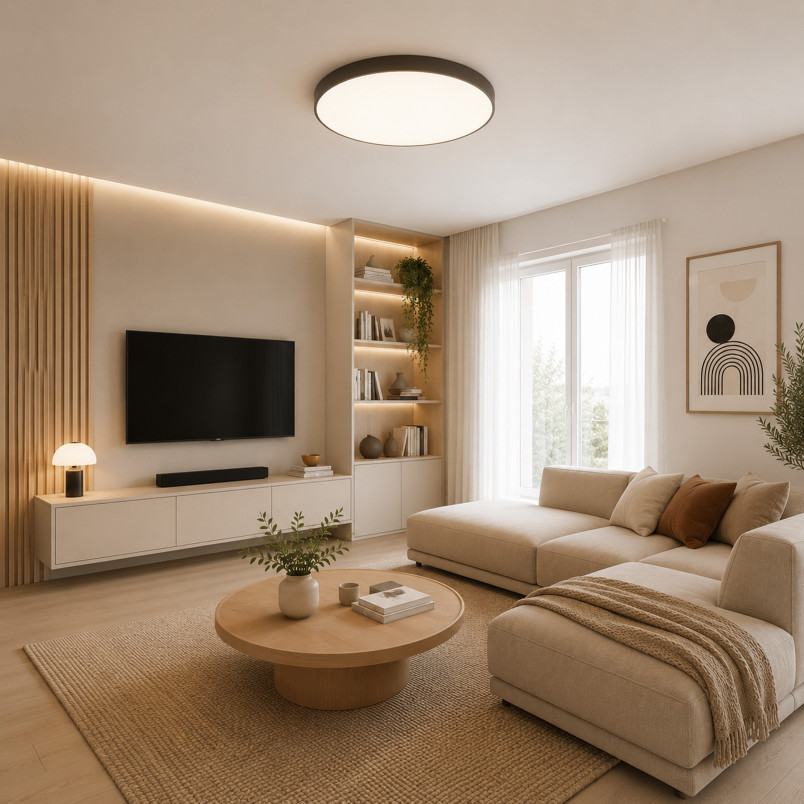 Velis Brown Plafon Led 60W Ip54 Tk Lighting
