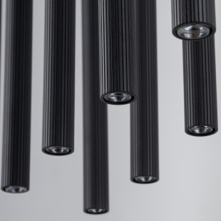 Ferro Black Lampa Wisząca 10Xg9 Listwa Tk Lighting