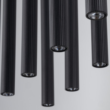 Ferro Black Lampa Wisząca 10Xg9 Listwa Tk Lighting