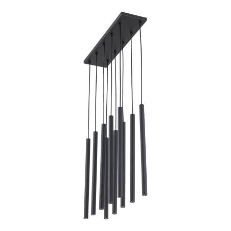 Ferro Black Lampa Wisząca 10Xg9 Listwa Tk Lighting