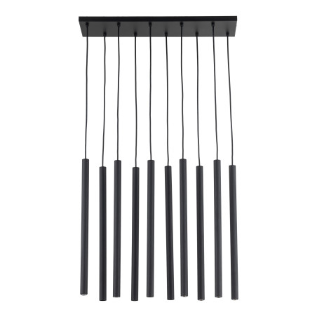 Ferro Black Lampa Wisząca 10Xg9 Listwa Tk Lighting