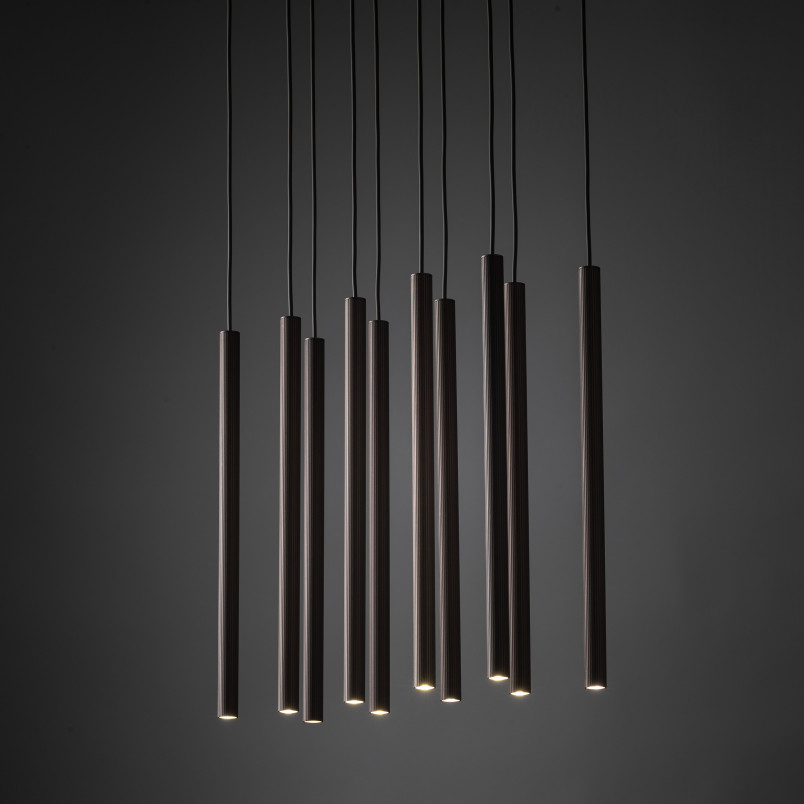 Ferro New Brown Lampa Wisząca 10Xg9 Listwa Tk Lighting