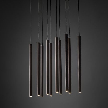 Ferro New Brown Lampa Wisząca 10Xg9 Listwa Tk Lighting