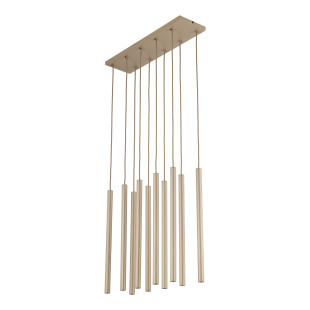 Ferro Sabia Champagne Lampa Wisząca 10Xg9 Listwa Tk Lighting
