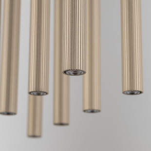 Ferro Sabia Champagne Lampa Wisząca 10Xg9 Listwa Tk Lighting