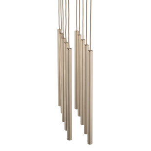 Ferro Sabia Champagne Lampa Wisząca 10Xg9 Listwa Tk Lighting